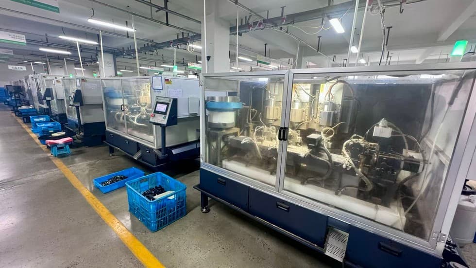 SJJ factory workshop floor for fingerprint and electronic door lock production