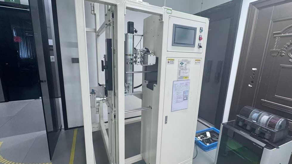 SJJ quality control station with door lock durability and cycle testing equipment