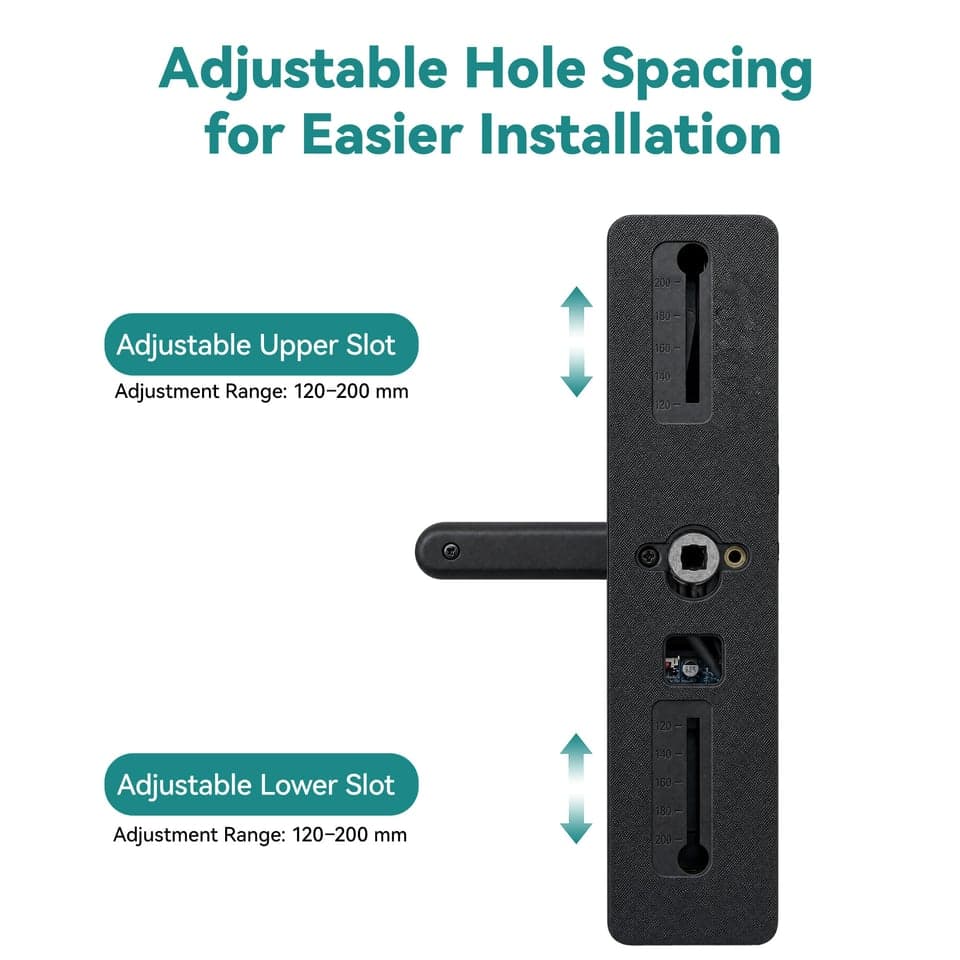 SJJ Fingerprint Lever Lock Economy detail photo 5 — Tuya/TTLock app