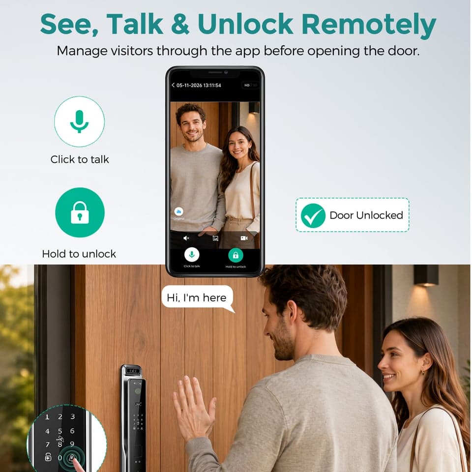 SJJ WiFi Full Auto Lock High detail photo 3 — video peephole