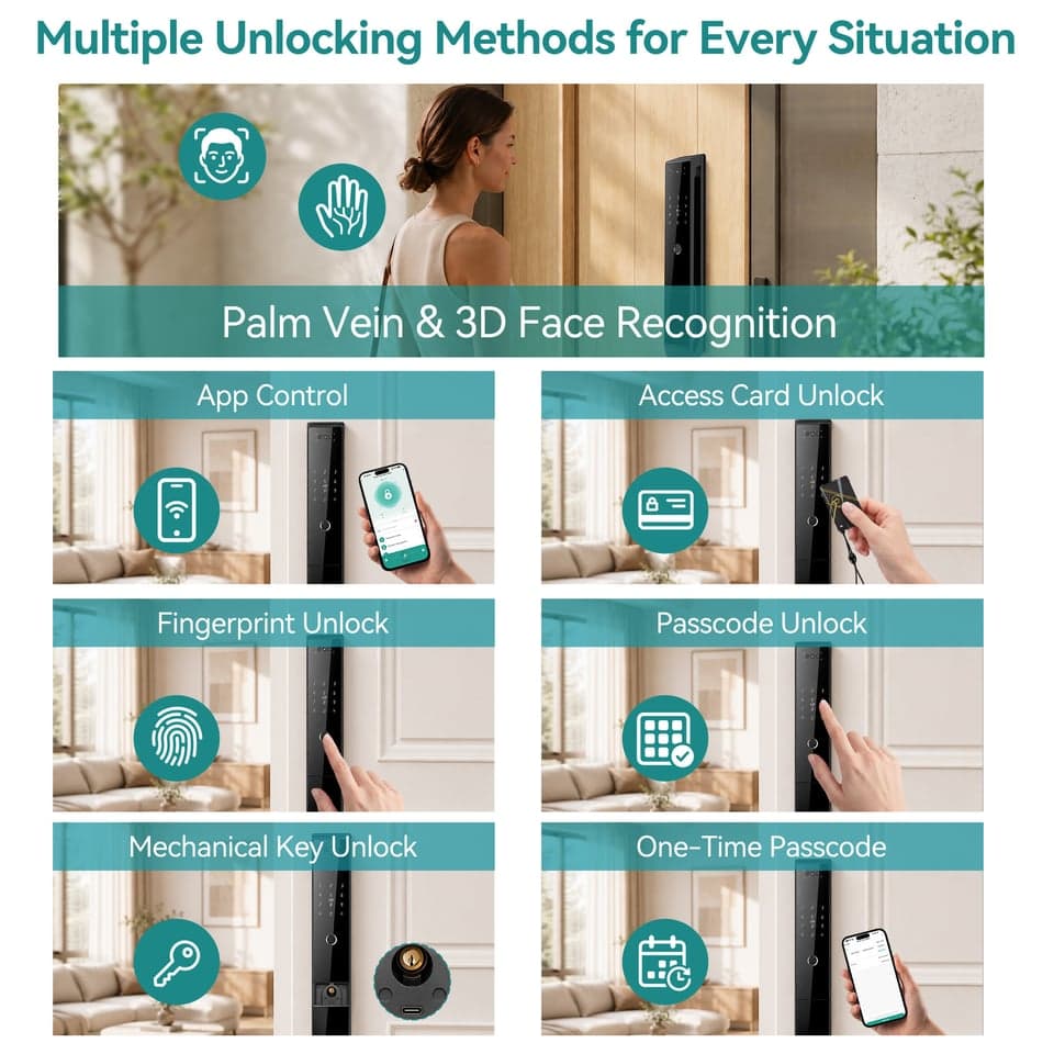 SJJ WiFi Full Auto Lock Standard detail photo 1 — video peephole