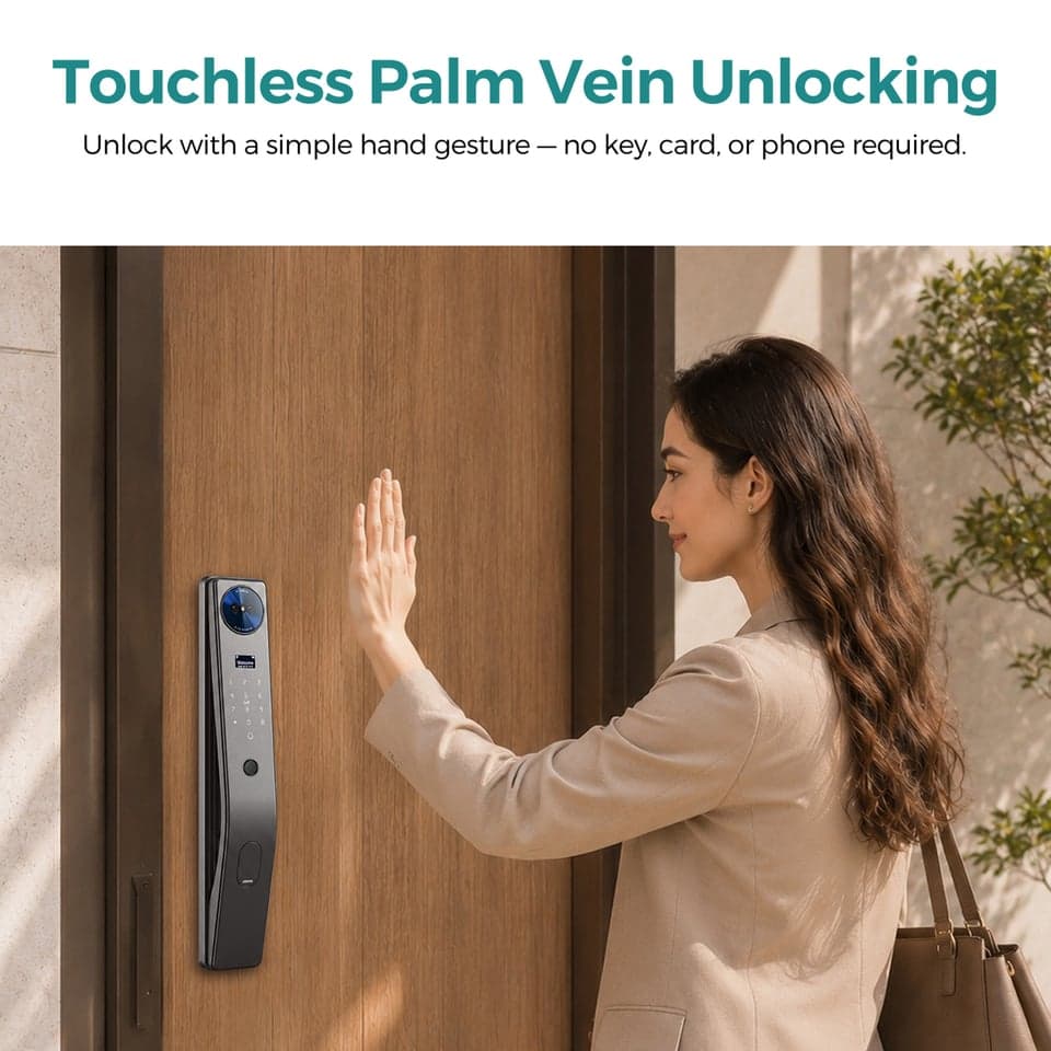 SJJ WiFi Full Auto Lock Entry detail photo 3 — video peephole